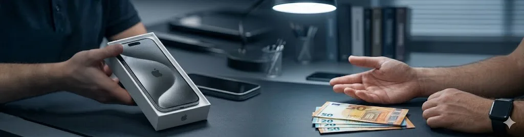 Ritiro iPhone usato a Darfo Boario Terme con valutazione professionale e pagamento immediato in contanti presso TecnoFix.